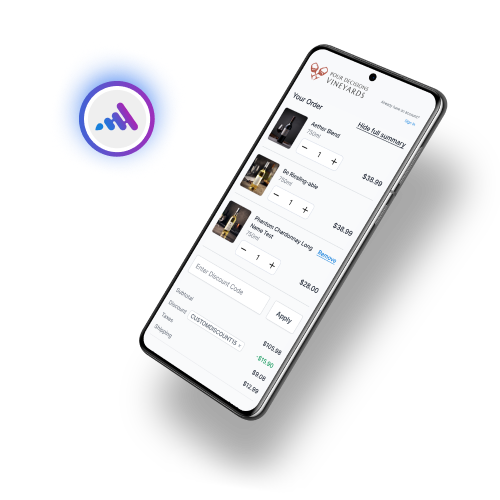 mobile checkout corksy platform